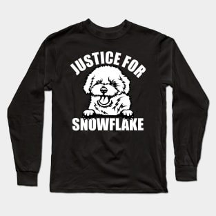 Justice For Ted Cruz's Poodle Snowflake Long Sleeve T-Shirt